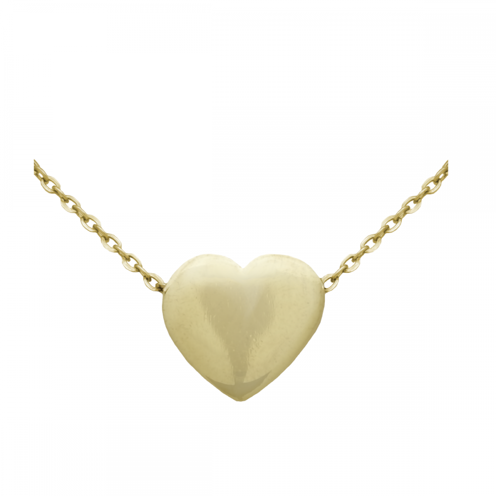 COLLAR CORAZÓN ORO 10K