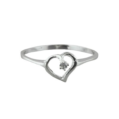 Anillo de plata con forma de corazón Mod. 1320