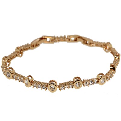 Brazalete circulos biselado.